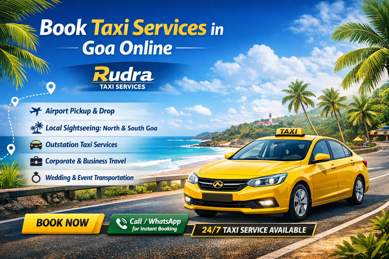  Book Taxi Service in Goa Online