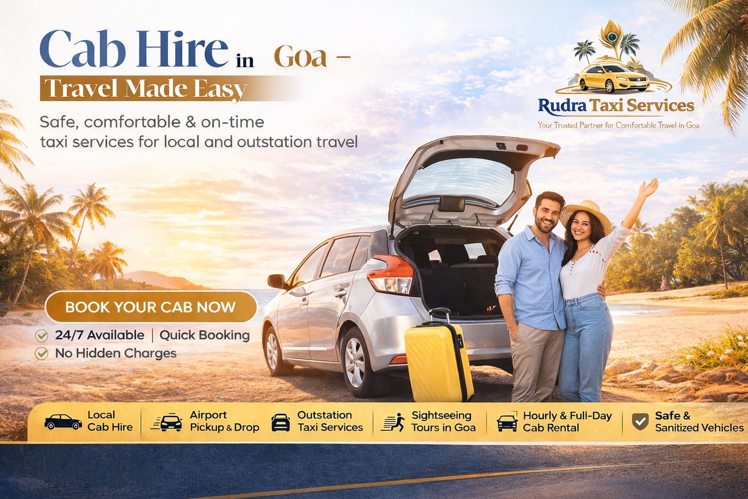 Cab Hire In Goa